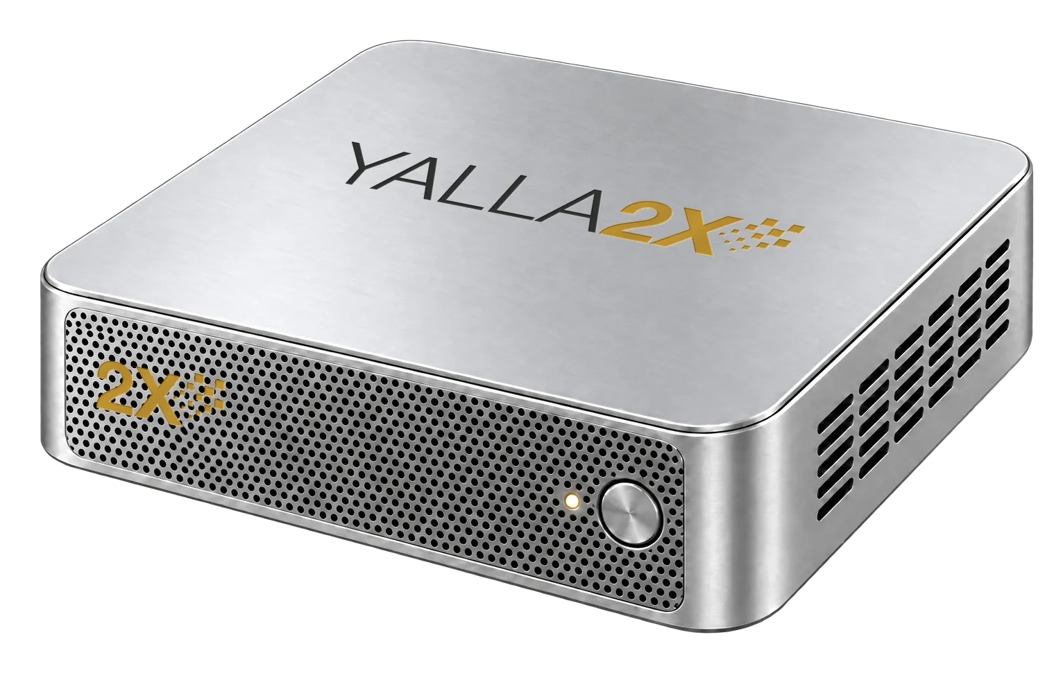 Yalla2x Node, a desktop AI computer (illustrative render)